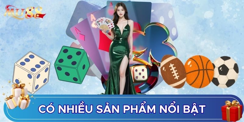 Có nhiều sản phẩm nổi bật